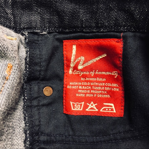 Black Denim Skirt Size 28 Style 300-002 - Picture 7 of 8